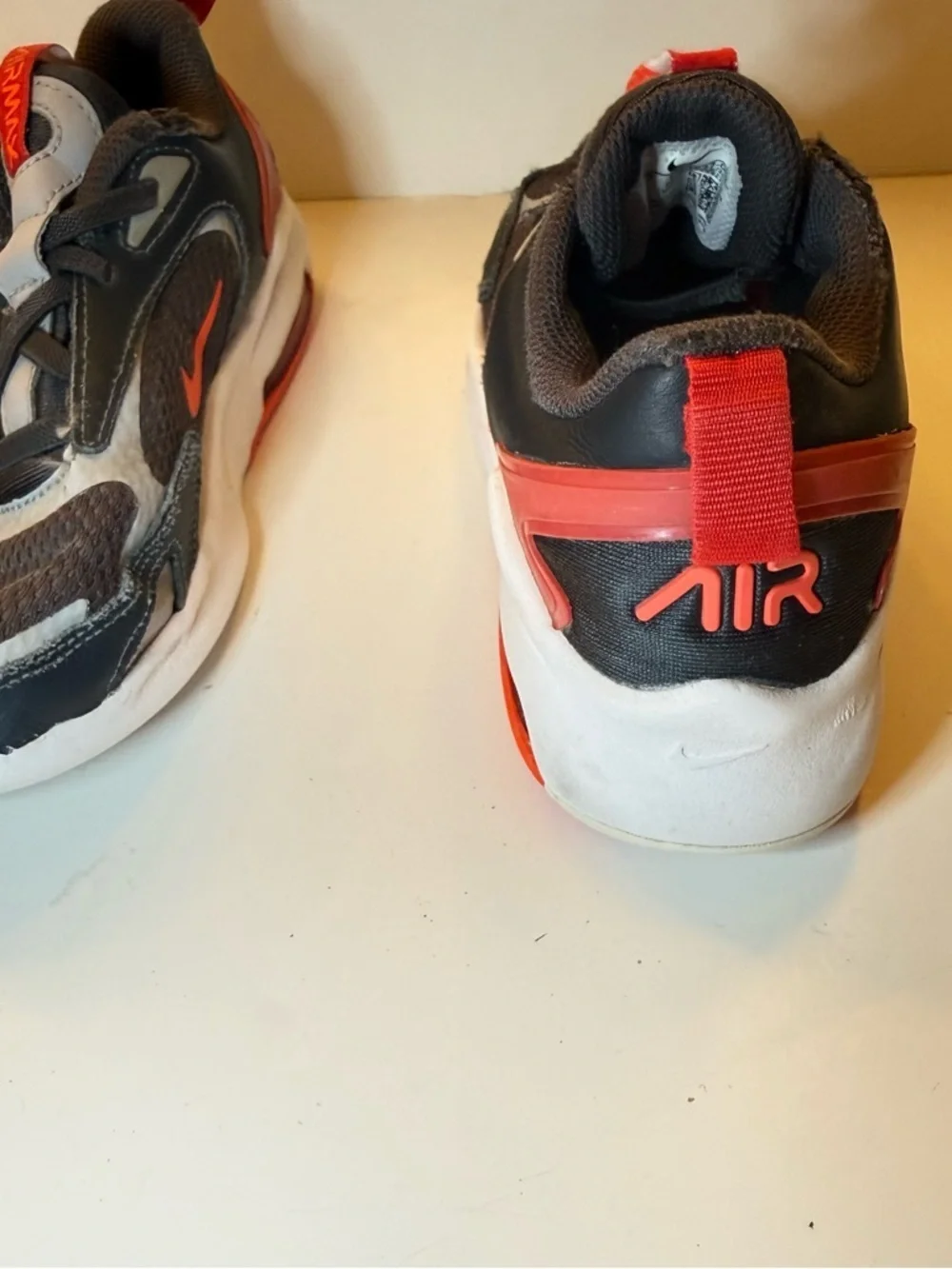 Nike Black and Red Youth Running Shoes